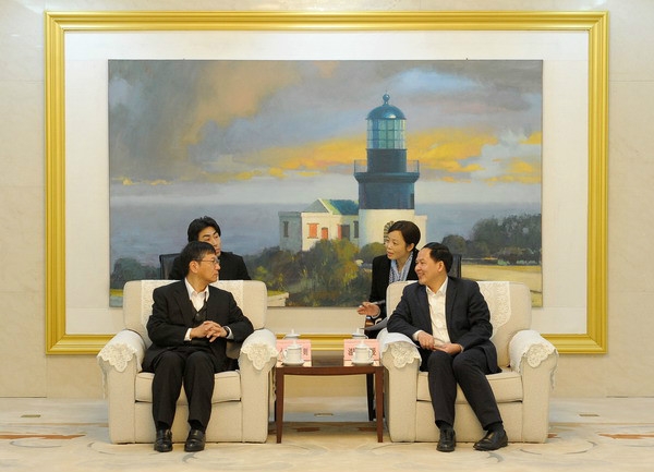 增進(jìn)合作、共謀發(fā)展———常石舟山董事長(zhǎng)拜訪舟山市長(zhǎng)